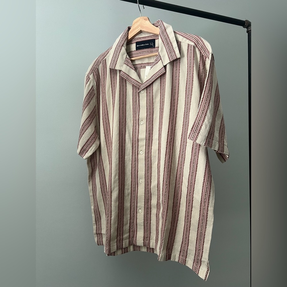 Abercrombie & Fitch camp collar shirt